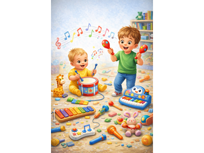 Польза музыкальных игрушек для развития ребенка