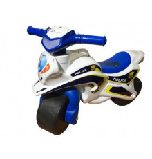 Детский беговел байк ПОЛИЦИЯ 0138/510 с широкими колесами