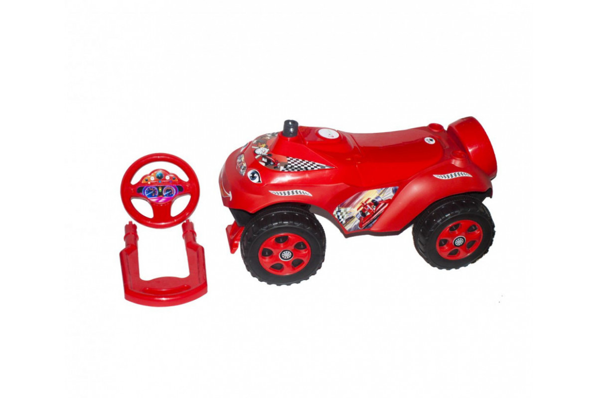 Детская машинка толокар "Автошка" 0141/05 со спинкой