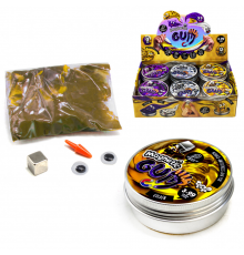 Жуйка для рук "Magnetic Gum" MgGUM-01 в металевій коробочці  Золотистий