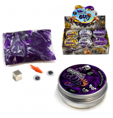 Жуйка для рук "Magnetic Gum" MgGUM-01 в металевій коробочці  Фіолетовий