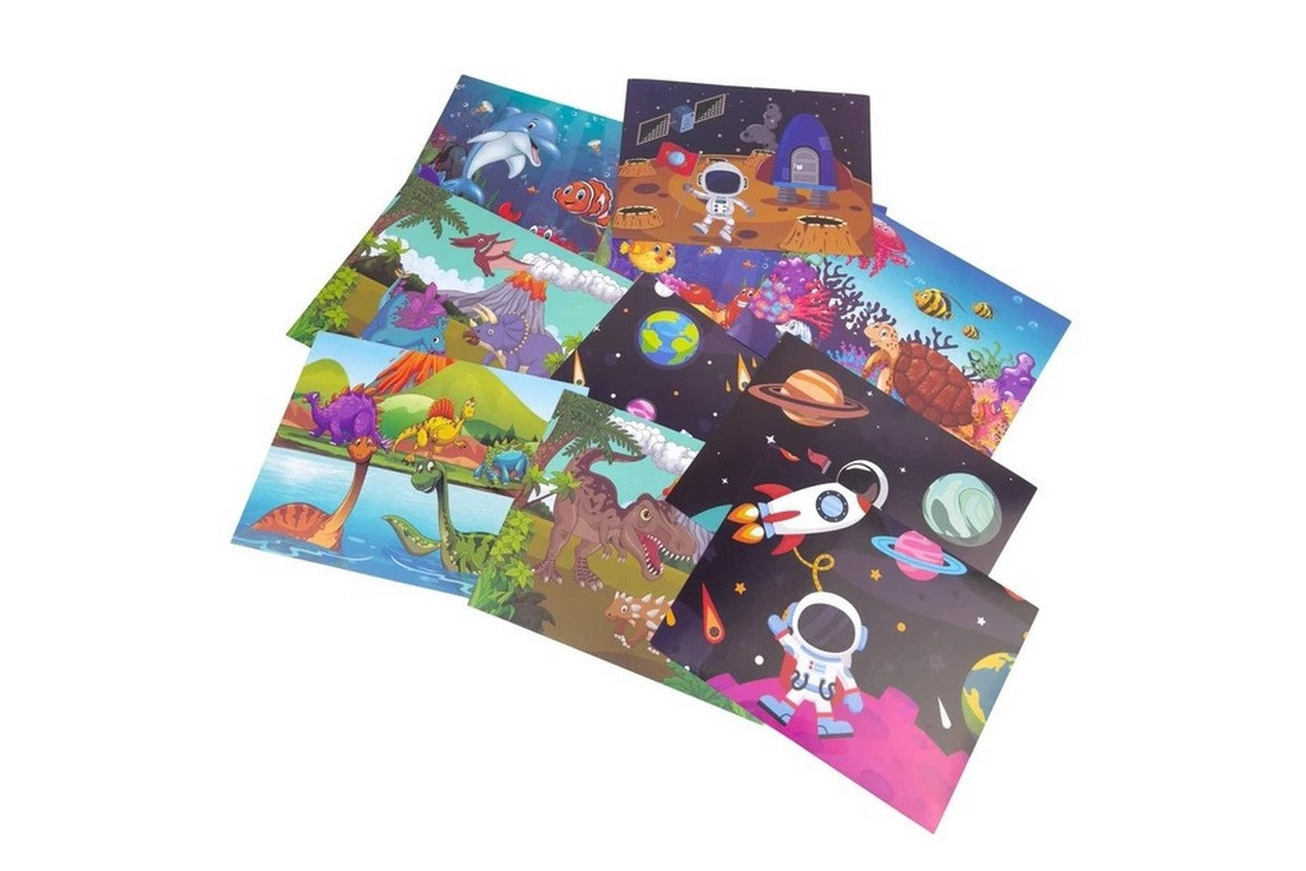 Набір для творчості 3D ручка AK 0011(Blue) 17 см, 9 трафаретів