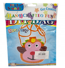 Детский набор для творчества "Сделай свою сумочку Animal" 10648(Monkey)