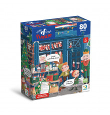 Детский пазл Ищи и находи "Зимние праздники" DoDo Toys 300663, 80 элементов