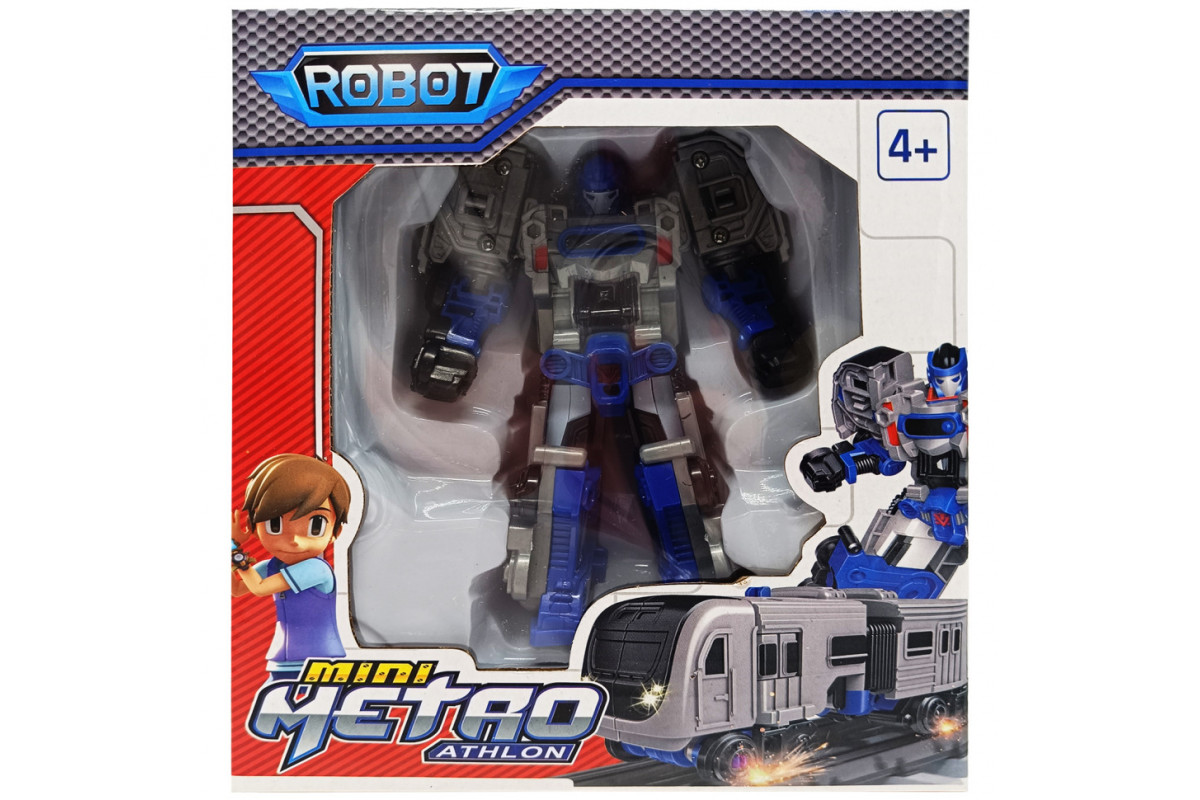 Машинка-трансформер "Tobot" 525-1, 2 в 1 Синий