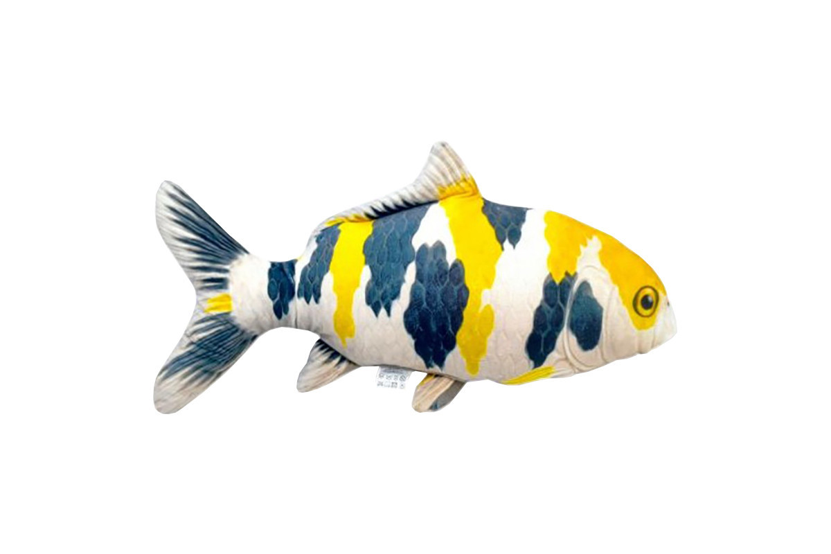 Детская мягкая игрушка "Золотой карп Кои" KOI-G, размер 50 см