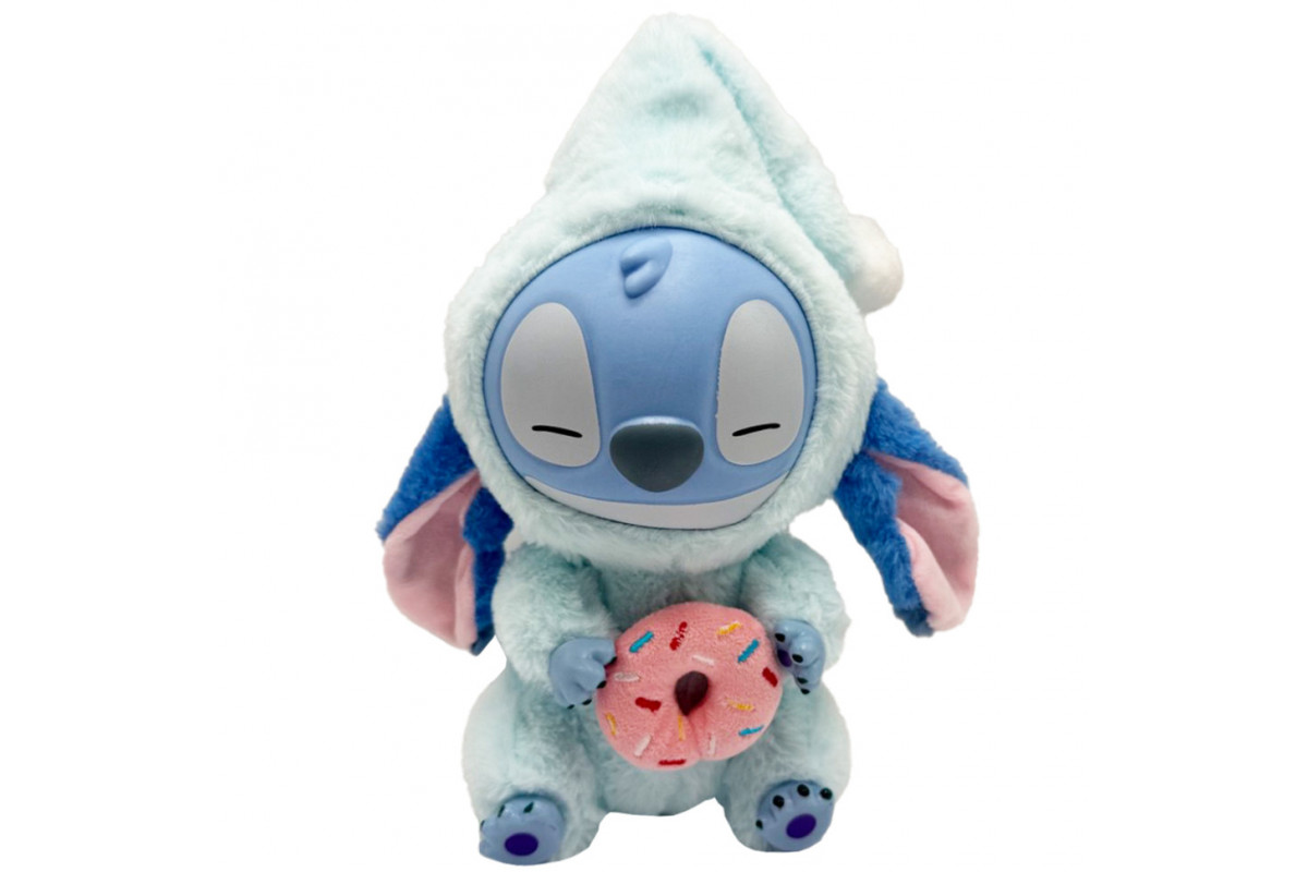 Детская мягкая игрушка-брелок "Стич с колпаком" STITCH(Blue) 26 см