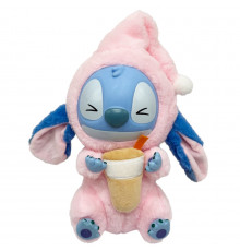 Детская мягкая игрушка-брелок "Стич с колпаком" STITCH(Pink) 26 см