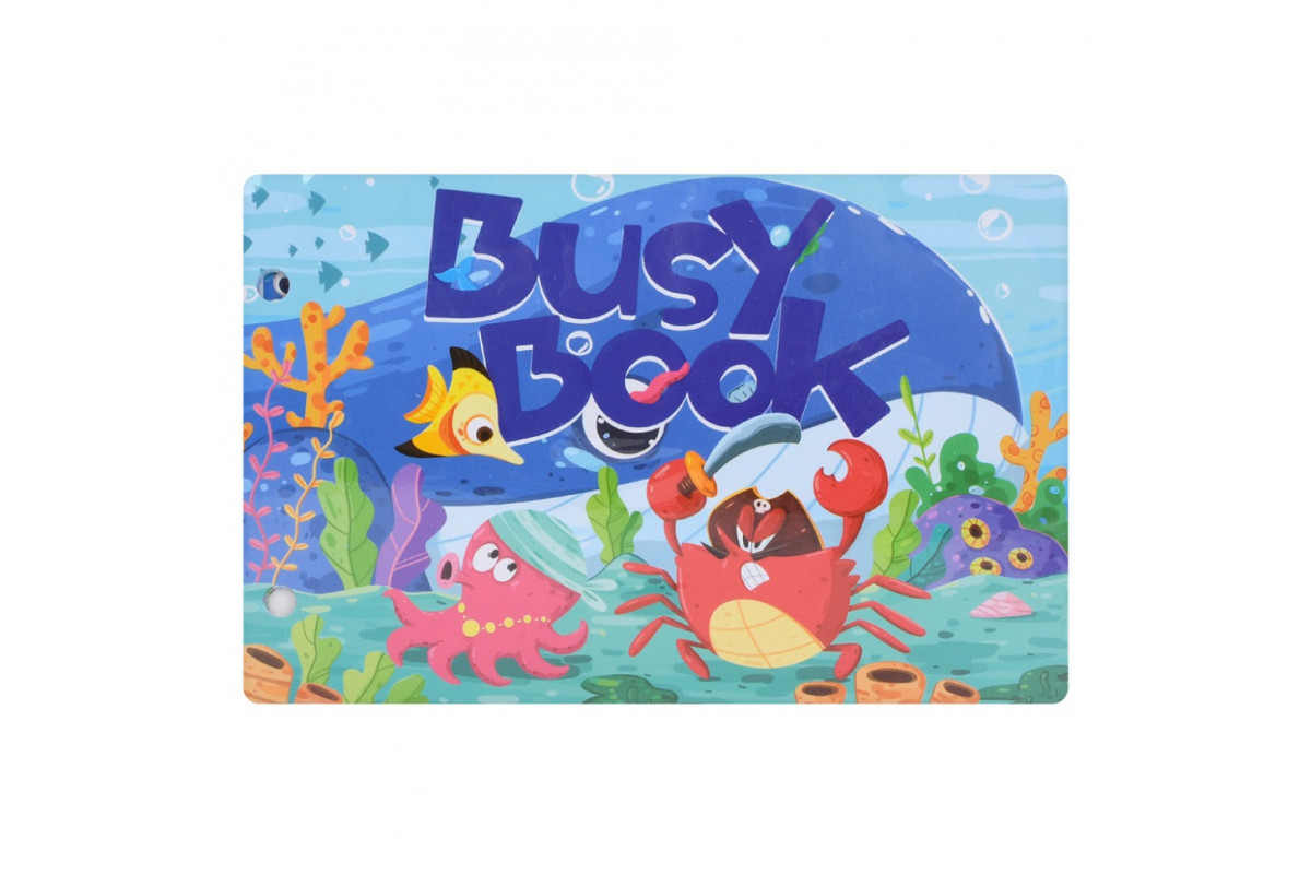 М'яка розвиваюча іграшка-книжечка "Busybook" YB-501-502-503-4