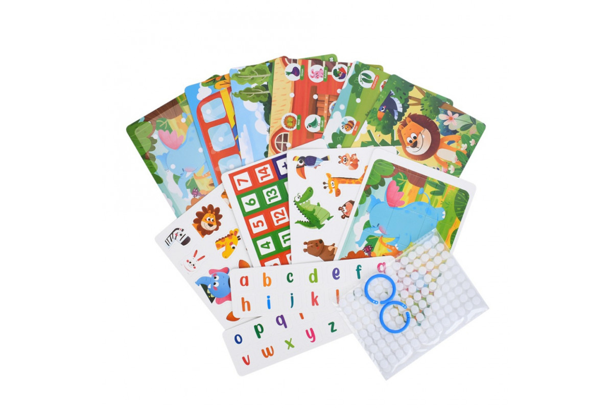 М'яка розвиваюча іграшка-книжечка "Busybook" YB-501-502-503-4