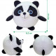 Игрушка мягконабивная Круглик Панда МС 080501-13