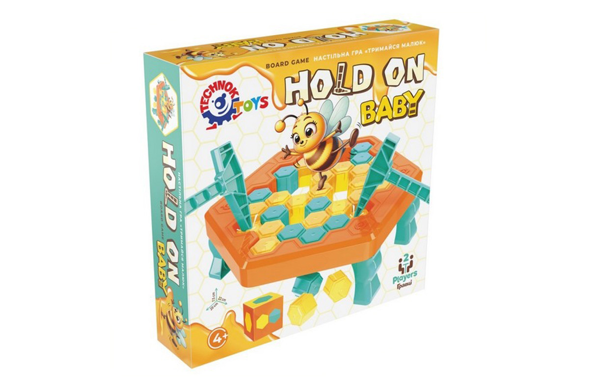 Настольная игра "Держись малыш" 9741, 1 пчелка, 2 молоточка