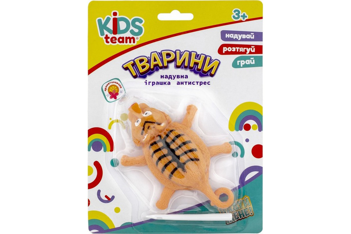 Дитяча надувна іграшка антистрес Тварини "Тигр" CKS-10234C_2