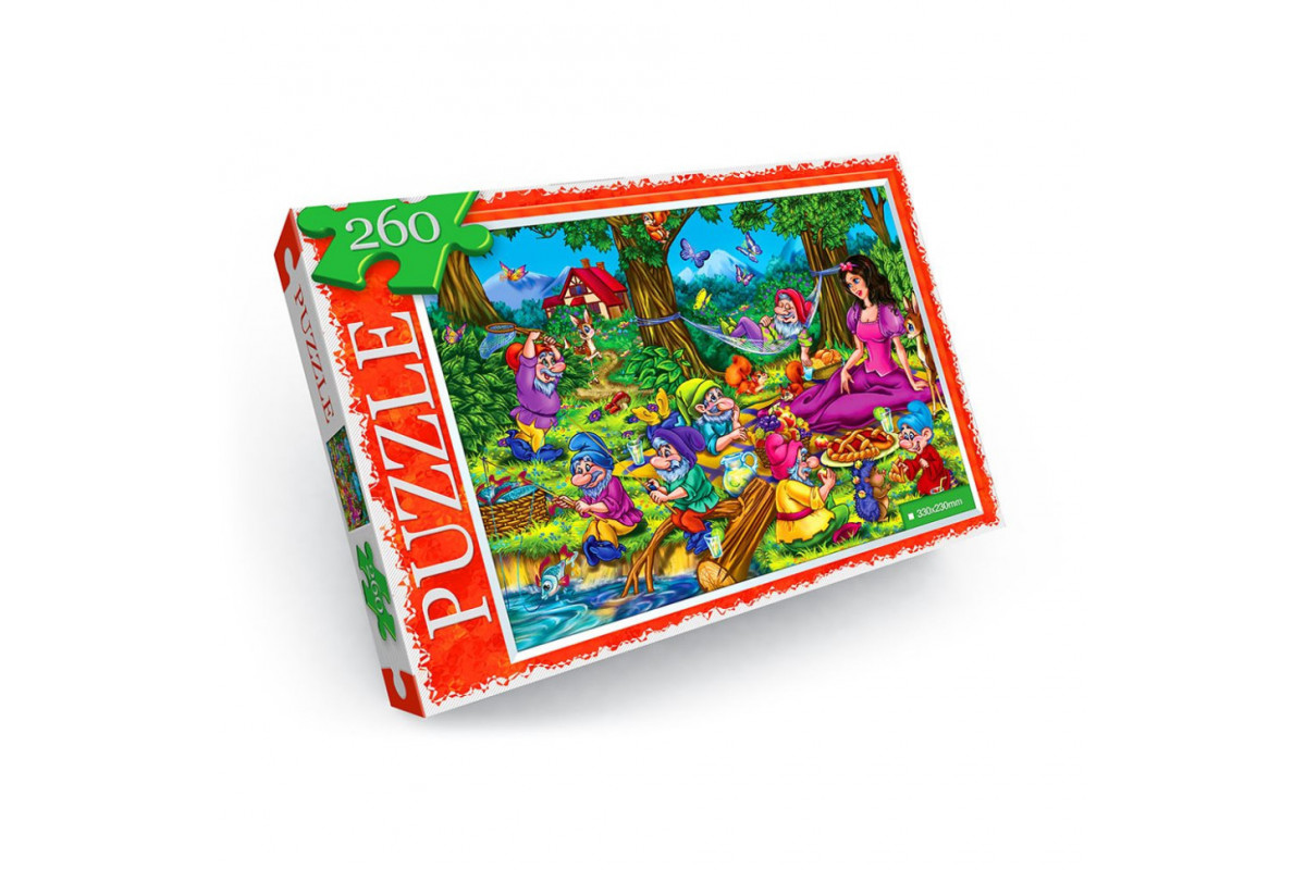 Пазли дитячі "Білосніжка" C260-12-09, 260 елементів