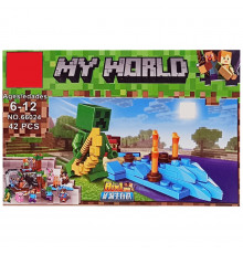Конструктор детский "Minecraft" 66024K-7, 41 деталь