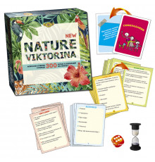 Детская настольная игра "NATURE. Викторина NEW" MKK0606 от 5 лет