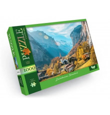 Пазл "Lauterbrunnen, Switzerland" Danko Toys C1000-12-07, 1000 эл.