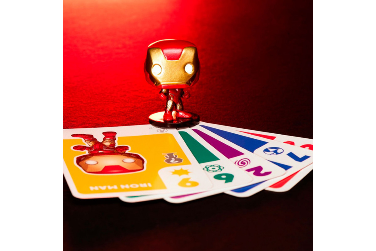 Карточная игра "Железный человек" Something Wild Funko 60495 с фигуркой
