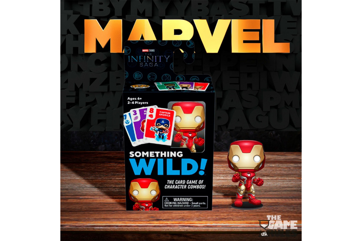 Карточная игра "Железный человек" Something Wild Funko 60495 с фигуркой