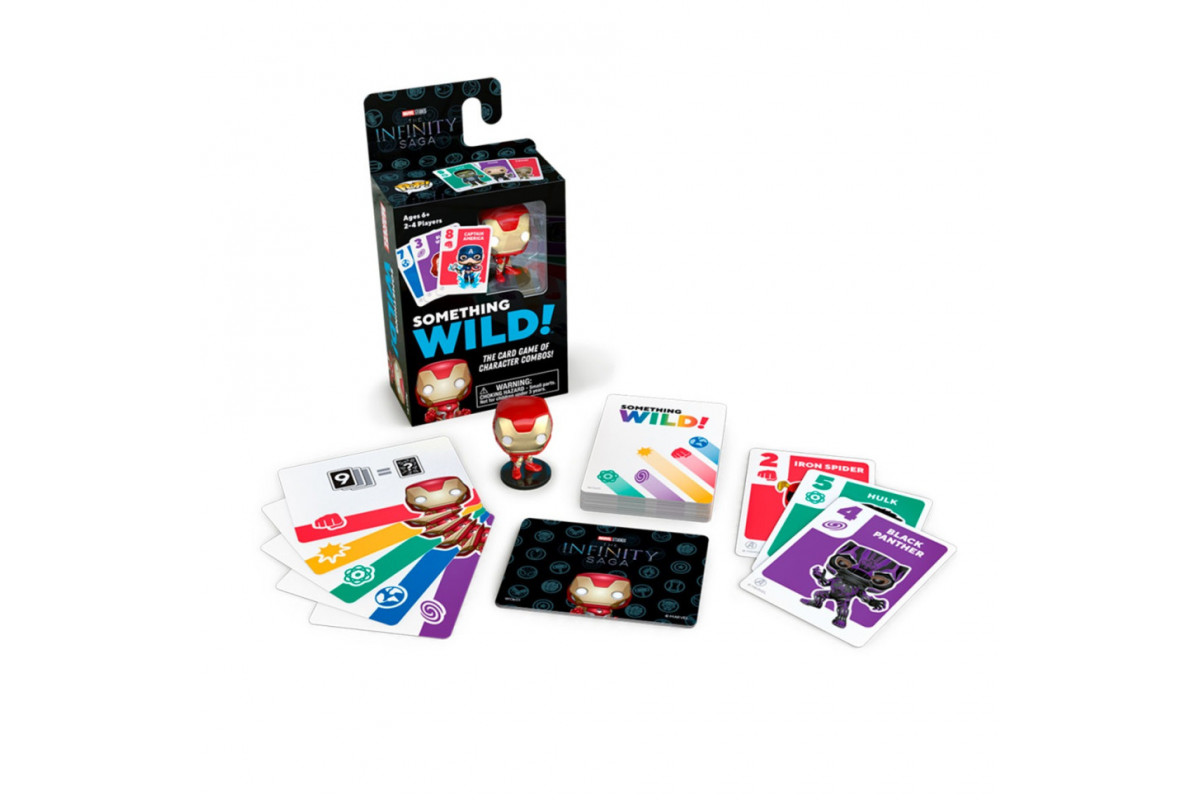 Карточная игра "Железный человек" Something Wild Funko 60495 с фигуркой