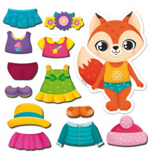 Магнитная игра Одевашка "Лисичка" Vladi Toys VT3204-33 Укр