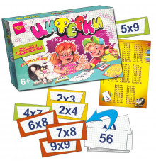 Детская настольная обучающая игра "Циферки" MKC0224 от 6-ти лет