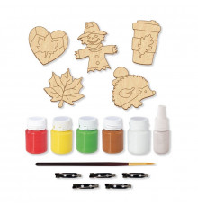 Набір заготовок для створення значків "Осінній вайб" FDCKW-061
