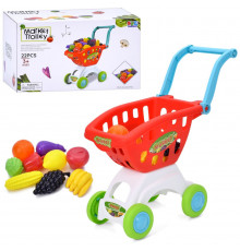 Игровой набор "Тележка" 16898 продукты 22 предмета