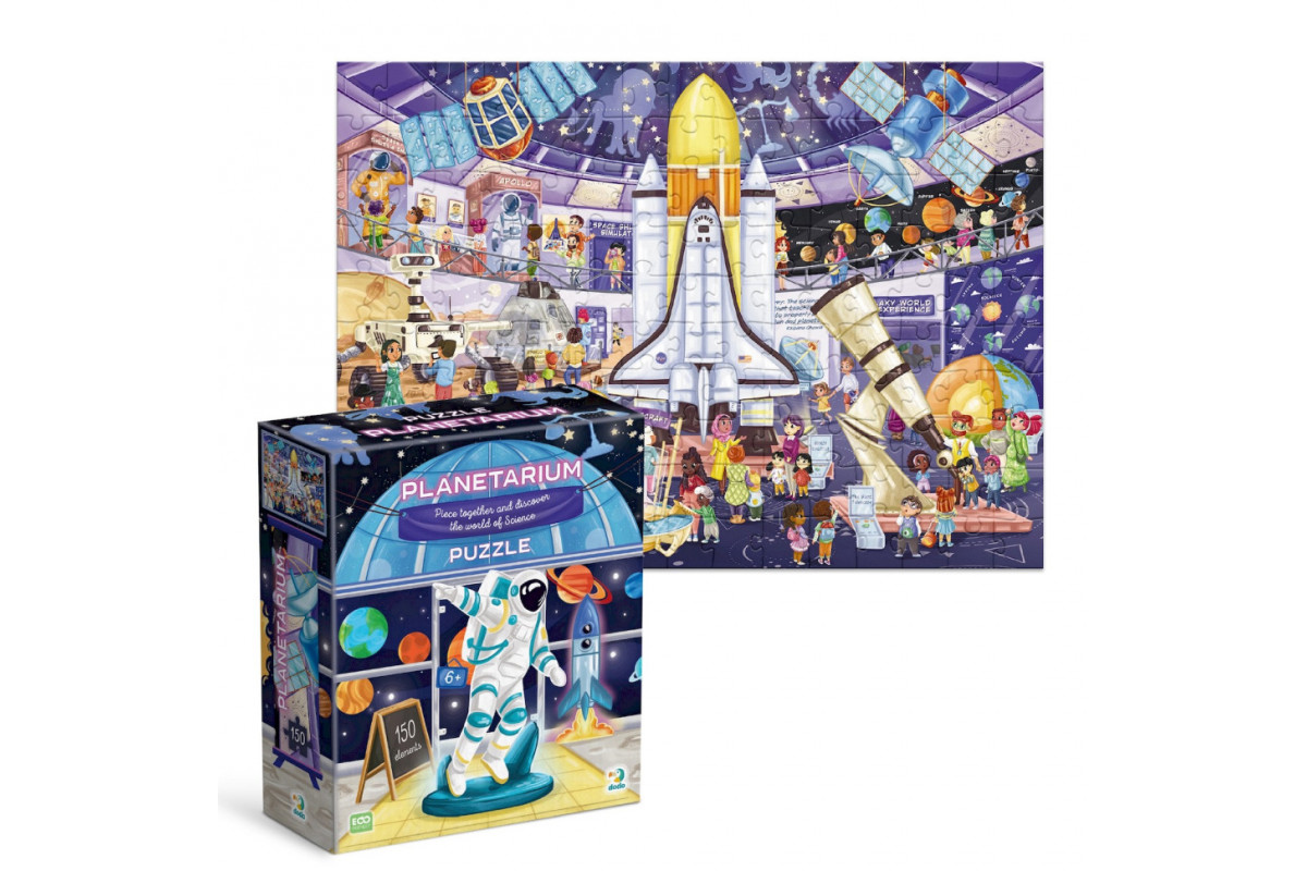 Детский виммельпазл "Музей Планетарий" 300642, 150 элементов