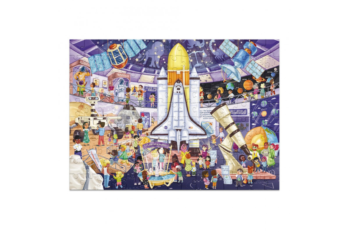 Детский виммельпазл "Музей Планетарий" 300642, 150 элементов