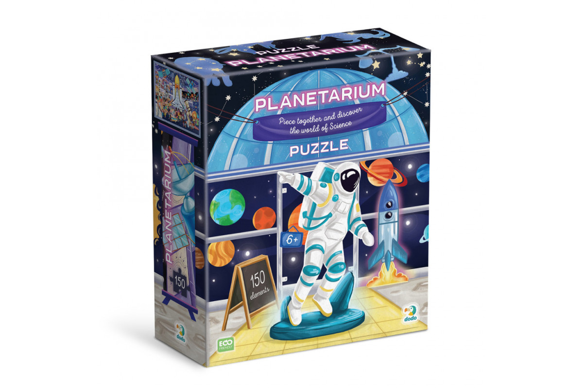 Детский виммельпазл "Музей Планетарий" 300642, 150 элементов