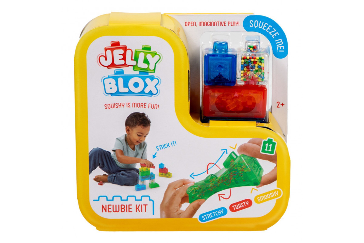 Детский сенсорный конструктор "Стартовый набор" Jelly Blox 931691, 11 деталей