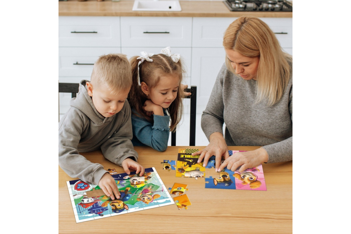 Пазл дитячий 2 в 1 "Такі хороші цуценята" 200561, 36 елементів