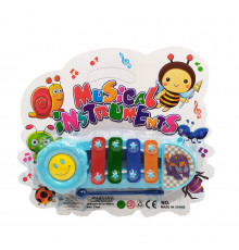 Музыкальная игрушка Ксилофон  Y9093, 16 см Голубой