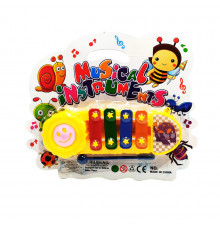 Музыкальная игрушка Ксилофон  Y9093, 16 см Желтый