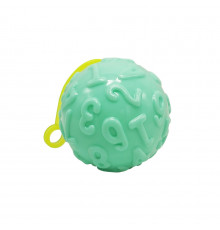 Мяч детский MS 4286(Turquoise) 7,5 см, текстурный, пищалка, мерцает