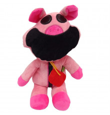 Плюшевая Игрушка Улыбающиеся Зверята из Poppy Playtime Smiling Critters "Хрюшка" Bambi POPPY(Pink) 20 см