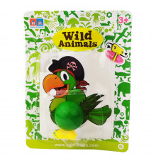 Іграшка заводна "Птах" 2031A 15 см  Зелений