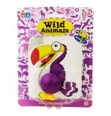 Іграшка заводна "Птах" 2031A 15 см  Фіолетовий