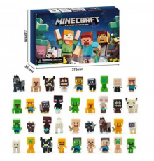 Ігровий набір фігурок "Майнкрафт" LZMH009-3, в наборі 24 героя