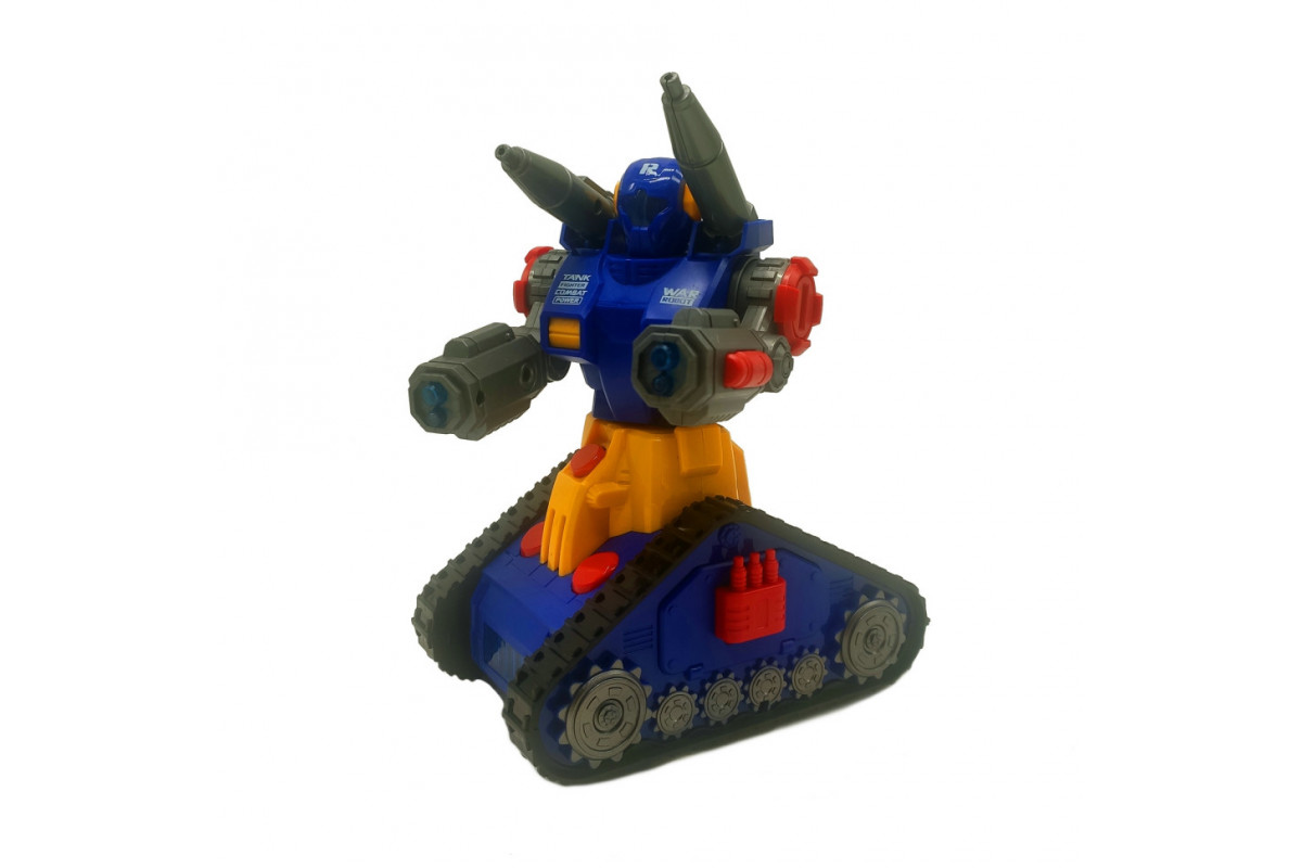 Игрушечный робот-трансформер ZR152 16*11*18,5 см Сине-желтый