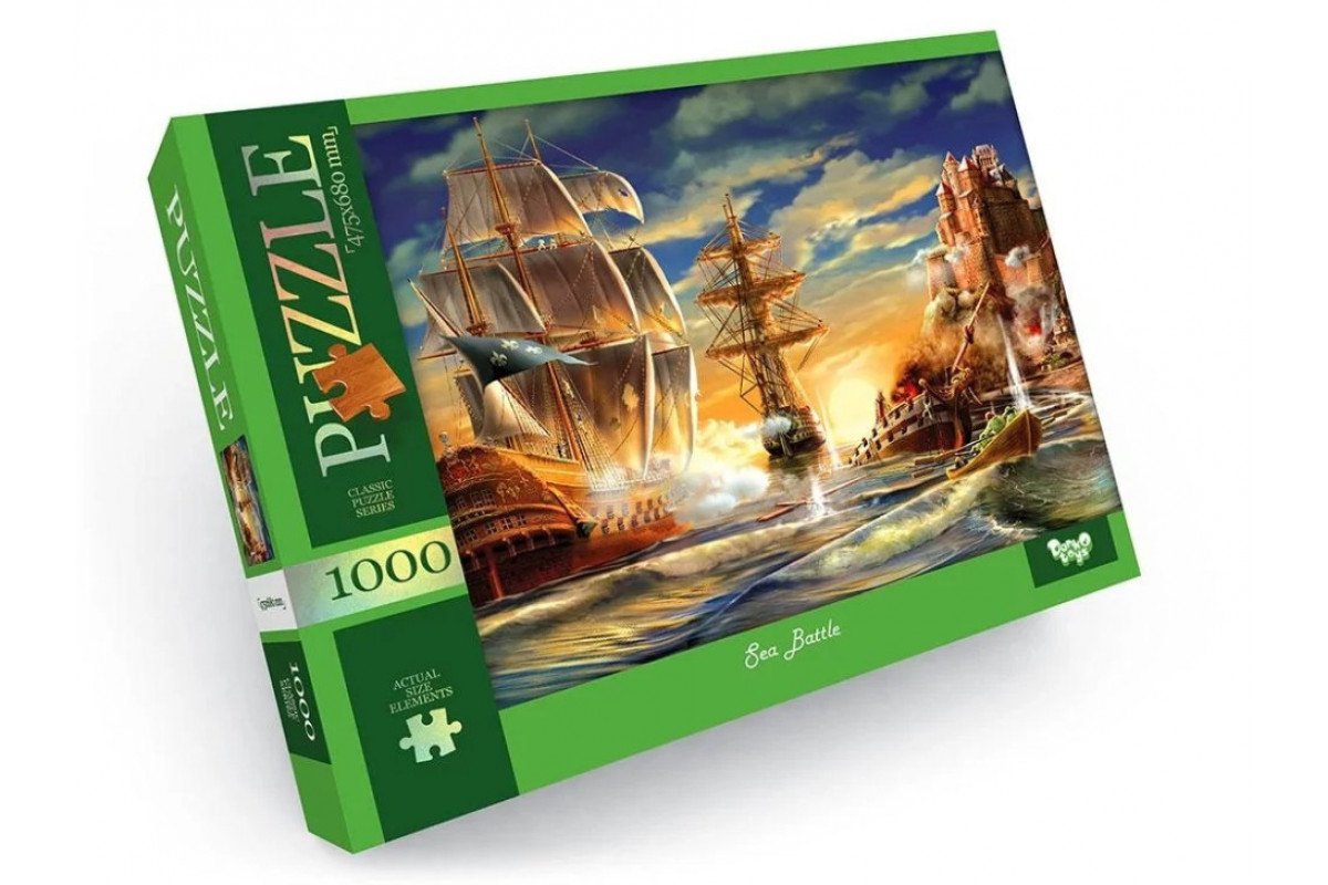Пазл "Sea Battle" Danko Toys C1000-12-08, 1000 эл.
