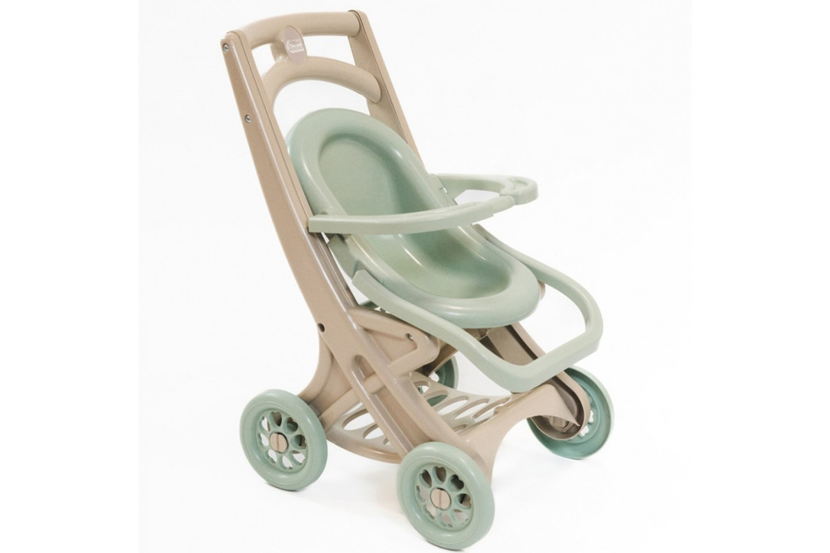 Коляска для кукол с шезлонгом 0122/01eco бирюзовый