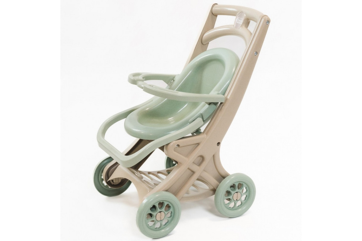 Коляска для кукол с шезлонгом 0122/01eco бирюзовый