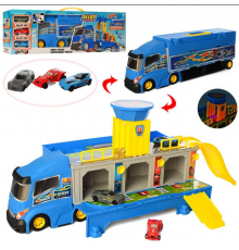 Игрушечный Грузовик-паркинг "Гонка" HW-118, 3 машинки