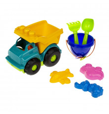 Дитяча іграшка самоскид "Тотошко" 0183 з набором для пісочниці  Жовтий