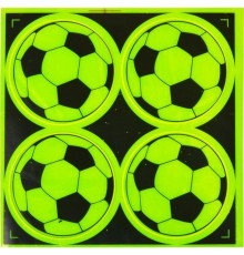 Наклейка светоотражающая "Мяч" 128-CIT 4 штуки