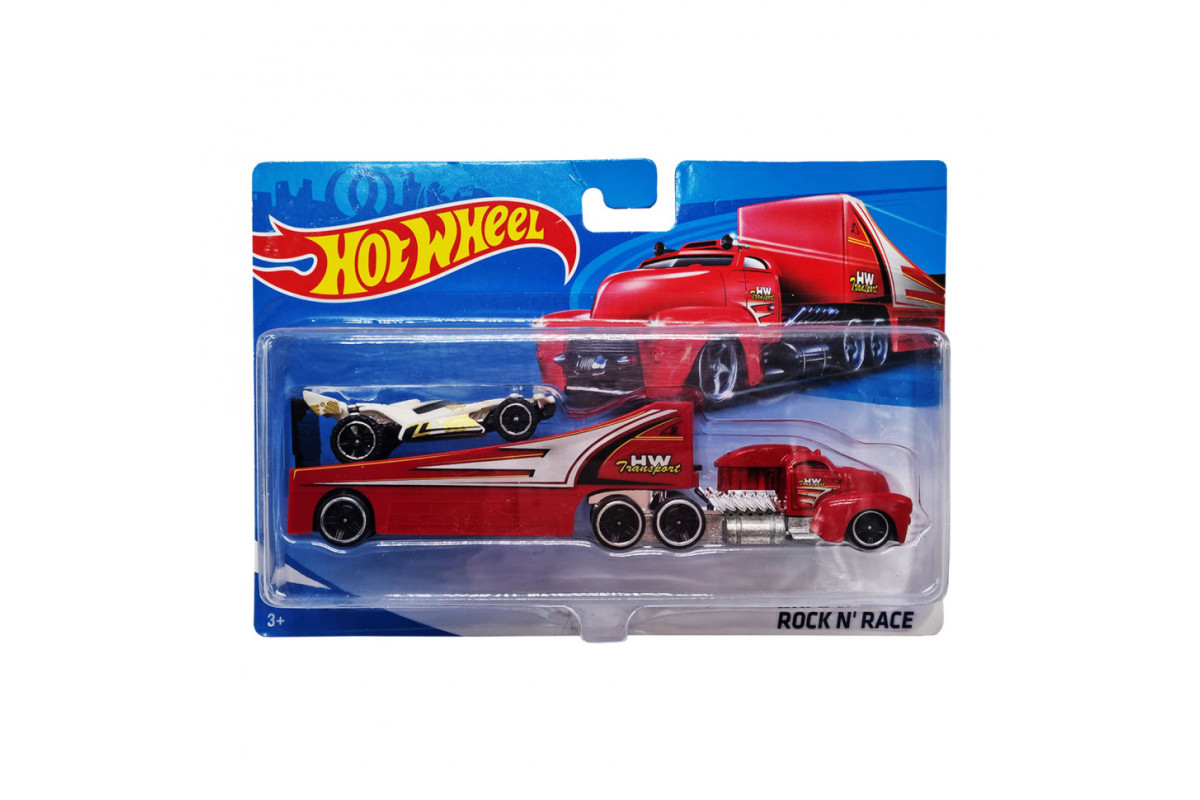 Дитячий ігровий набір машинок T-H708-1(White) з трейлером