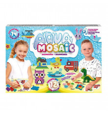Набір креативної творчості "Aqua Mosaic" AM-01-03, 12 кольорів бусинок