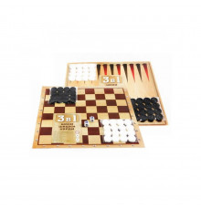Настольная игра "Шахматы" MToys S0011 3 в 1